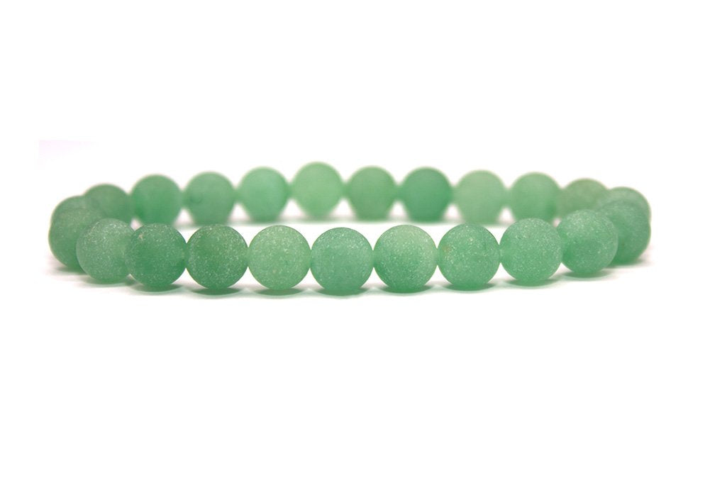 Green Aventurine Bracelet - Matte | MyBeadsBracelet.com
