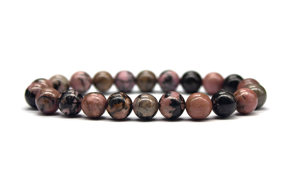 Black Vein Rhodonite - Polished | MyBeadsBracelet.com