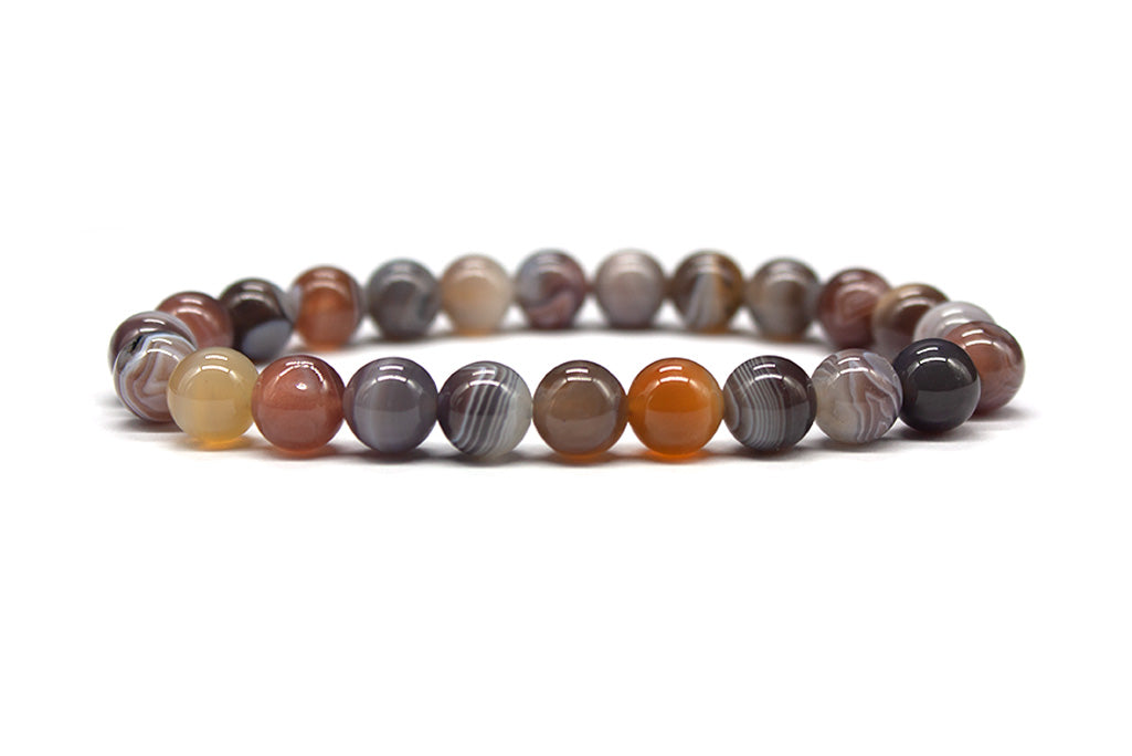 Botswana Agate Bracelet - Polished | MyBeadsBracelet.com