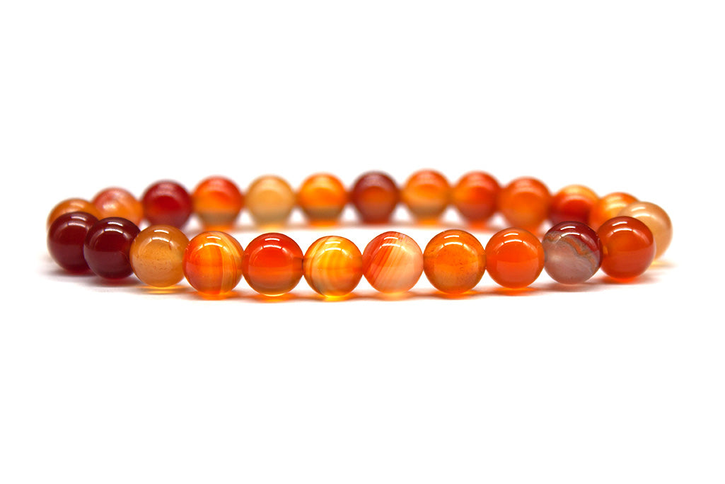 Carnelian Bracelet - Polished | MyBeadsBracelet.com