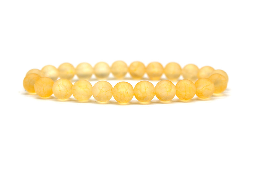Citrine Bracelet - Matte | MyBeadsBracelet.com