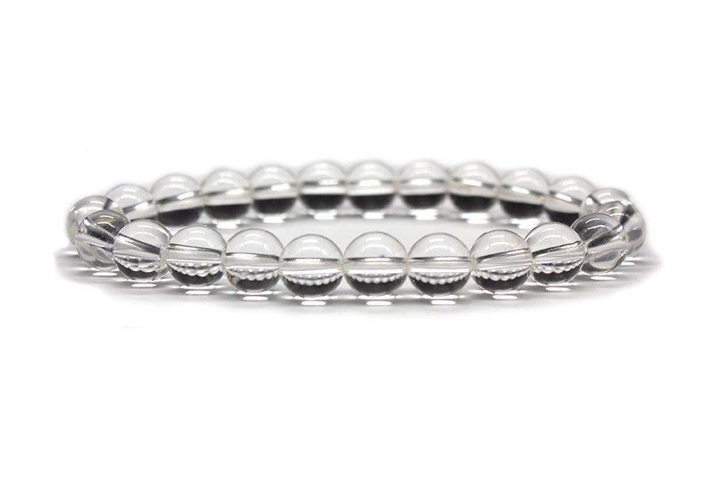 Clear Quartz Bracelet - Polished | MyBeadsBracelet.com