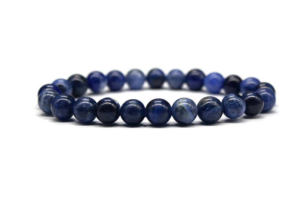 Dark Sodalite Bracelet - Polished | MyBeadsBracelet.com