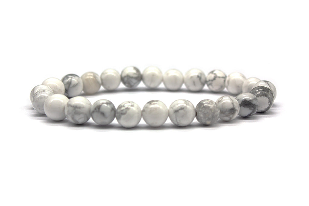 Howlite Bracelet - Polished | MyBeadsBracelet.com
