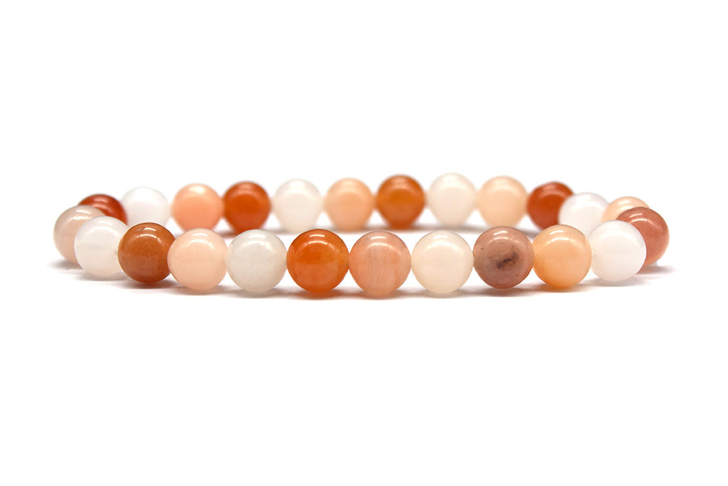 Pink Aventurine Bracelet - Polished | MyBeadsBracelet.com