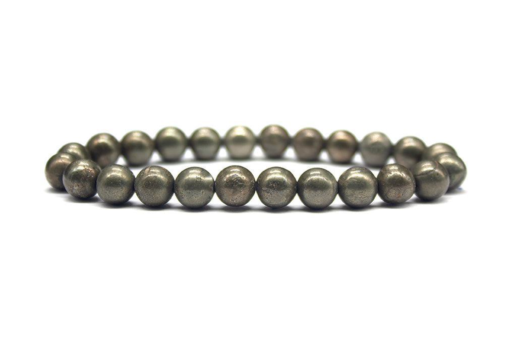 Pyrite Bracelet - Polished | MyBeadsBracelet.com