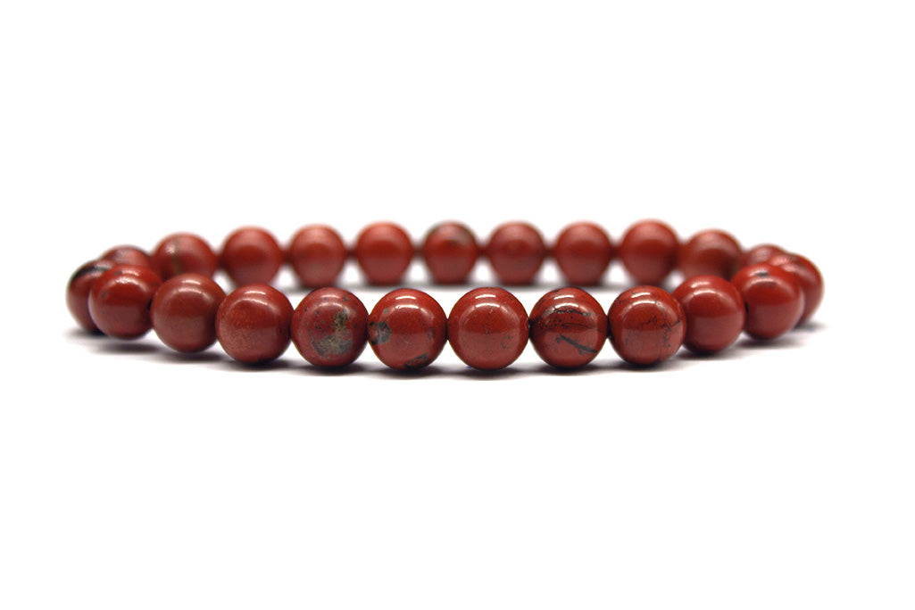Red Jasper Bracelet - Polished | MyBeadsBracelet.com