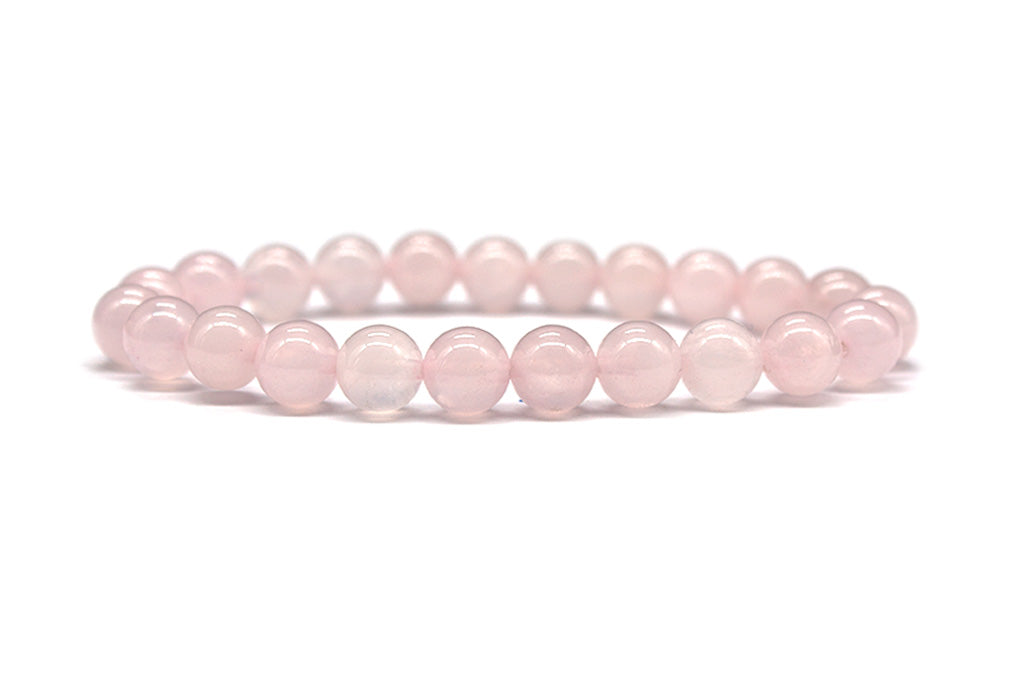 Rose Quartz Bracelet - Polished | MyBeadsBracelet.com