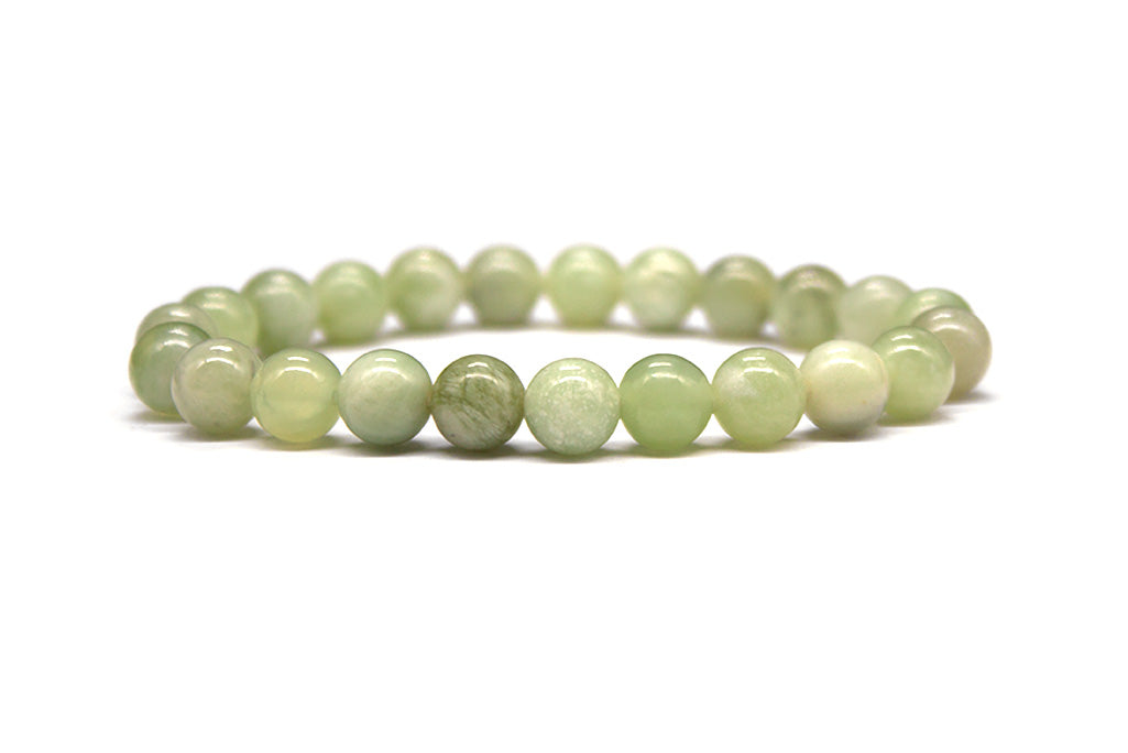 Sea Green Jade Bracelet - Polished | MyBeadsBracelet.com