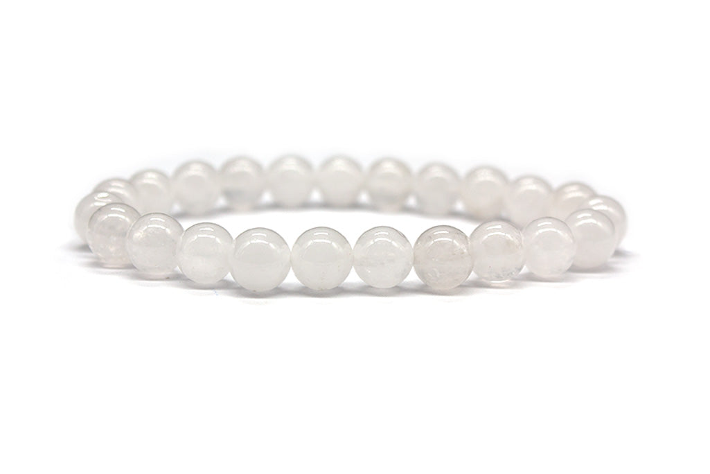 Snow Quartz Bracelet - Polished | MyBeadsBracelet.com