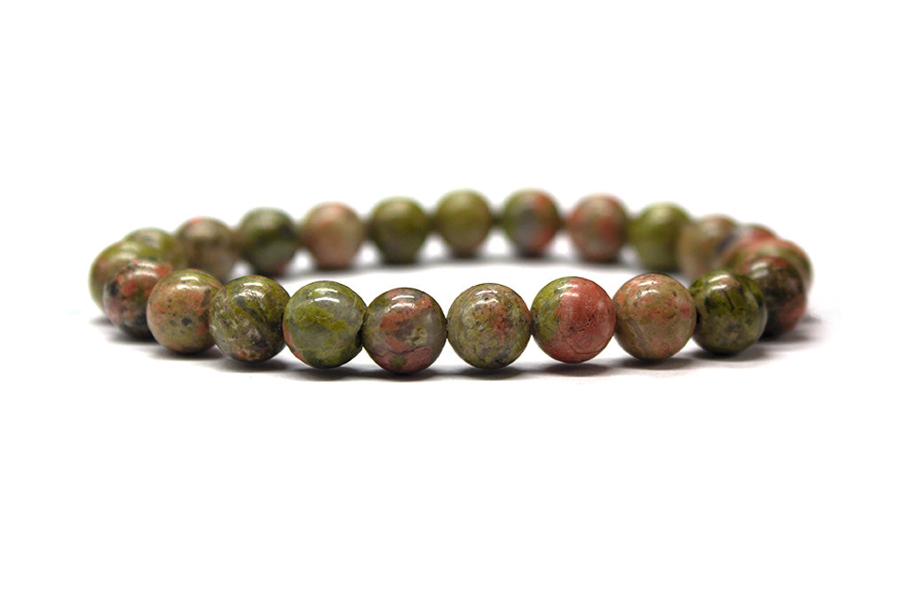 Unakite Bracelet - Polished | MyBeadsBracelet.com